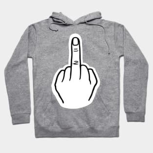 Middle finger Hoodie